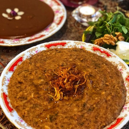 مواد لازم برای تهیه آش گوشت بوشهری