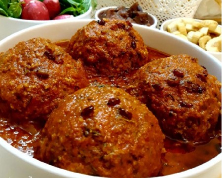 غذاهای محلی شیراز ,انواع غذاهای محلی شیراز ,کوفته هلو