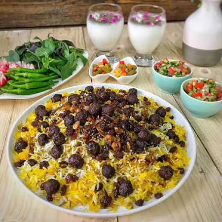 غذاهای محلی شیراز ,انواع غذاهای محلی شیراز ,قنبر پلو شیرازی