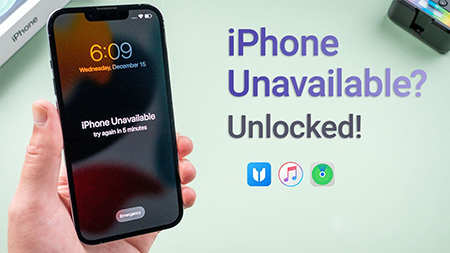 مشکل iphone unavailable, سیستم قفل امنیتی در آیفون, دور زدن iPhone Unavailable