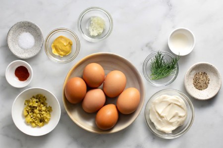 مواد لازم برای تهیه تخم مرغ شیطانی