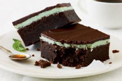مواد لازم برای کیک شکلاتی با رویه نعنا, نحوه پخت کیک شکلاتی با رویه نعنا