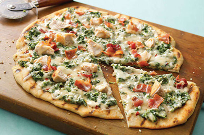 طرز تهیه پیتزای سبز با ماهی,درست کردن پیتزا سبز با ماهی