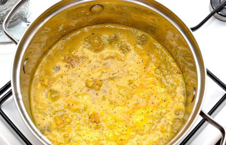 درست کردن سوپ با انار،مراحل پخت سوپ انار