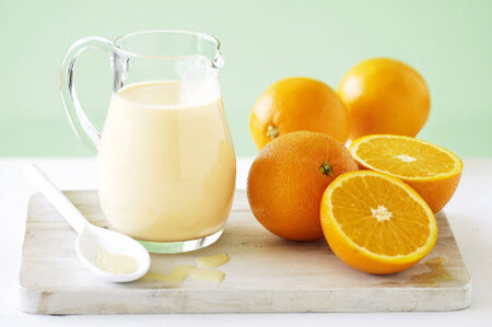طرز تهیه شیر پرتقالی,درست کردن شیرپرتقالی