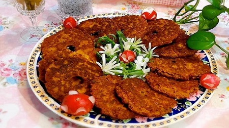 دستور پخت غذای رژیمی با لپه, چند نوع غذای رژیمی با لپه, شامی لپه رژیمی