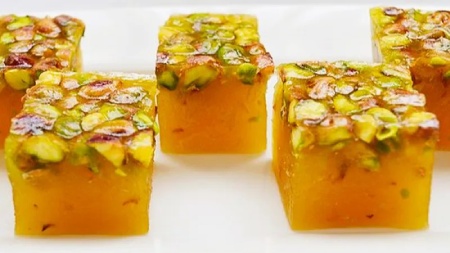 مسقطی با آرد برنج پخت مسقطی