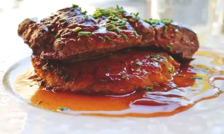 طرز تهیه بیفتک گوساله طرز تهیه بیفتک