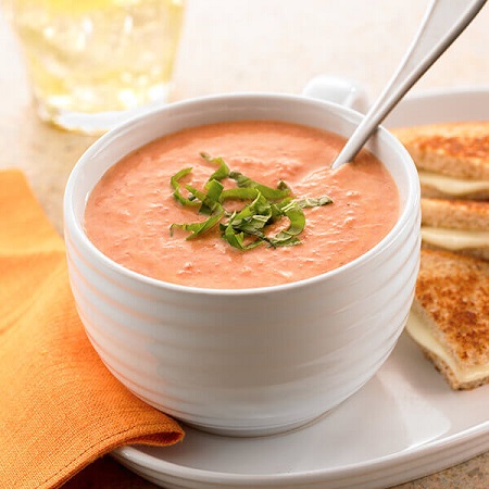 سوپ سویا و گوجه فرنگی رژیمی, غذای رژیمی با سویا و قارچ, شامی سویا رژیمی