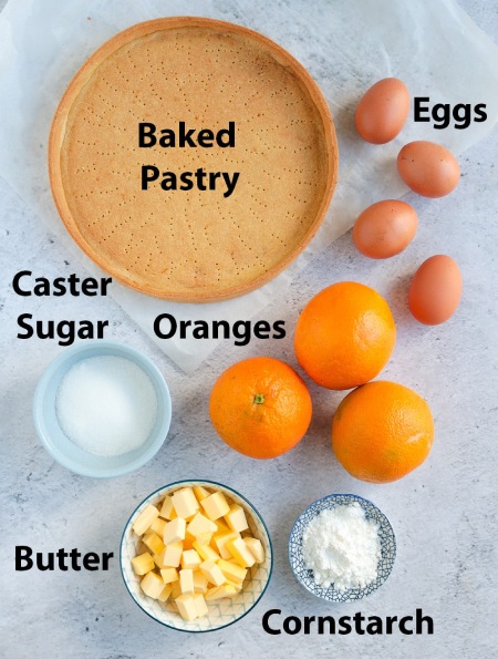 طرز تهیه خمیر تارت پرتقال, روش درست کردن تارت پرتقال, مواد لازم برای تارت پرتقال