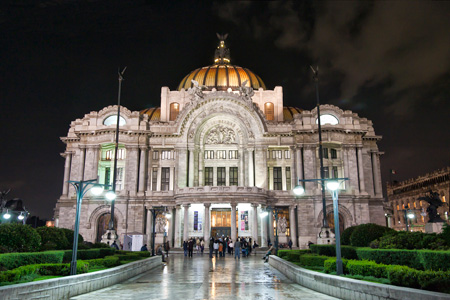 قصر هنرهای زیبا در مکزیک, تصاویر قصر هنرهای زیبا در مکزیک, مکانهای تاریخی مکزیک
