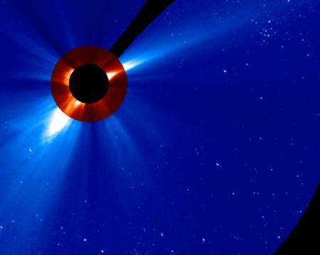 لحظه برخورد یک دنباله‌دار به خورشید،اخبار علمی،خبرهای علمی