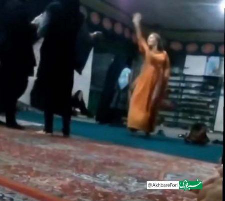 رقص یک زن در مراسم عزاداری محرم،اخبار اجتماعی،خبرهای اجتماعی