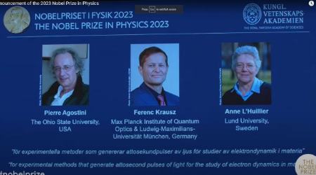 برندگان نوبل فیزیک ۲۰۲۳،اخبار علمی،خبرهای علمی