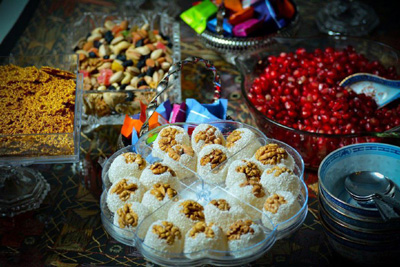 آداب و رسوم شب یلدا, رسوم شب یلدا در اصفهان