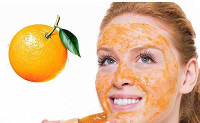 ماسک ضد آکنه با پوست پرتقال