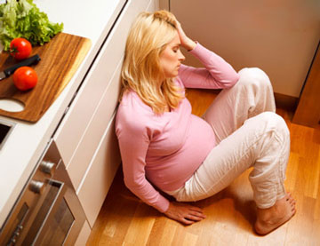 تغییر خلق و خو در بارداری,علت افسردگی در بارداری