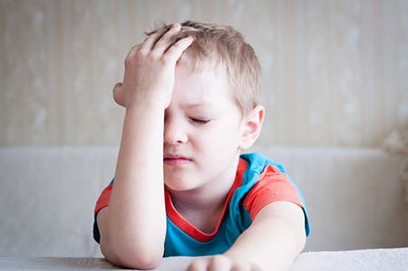 دلایل سر درد در کودکان