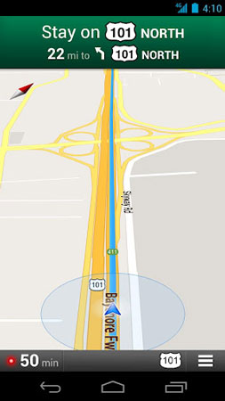 نقشه‌های گوگل به‌صورت آفلاین, فعال‌سازی جی‌.پی‌.اس در اندروید