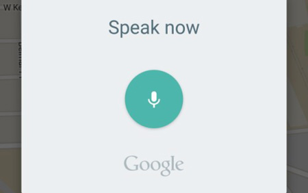ویژگی‌های گوگل‌مپ, دستیار صوتی گوگل