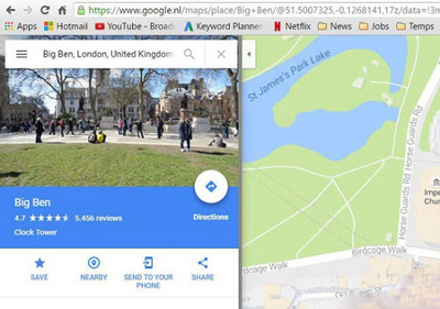 نقشه گوگل مپ, ثبت مکان در گوگل مپ