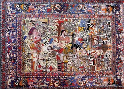 هنر ايران, فرش دستباف, فرش بافي