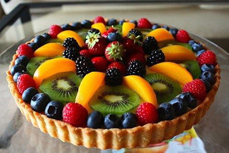 طرز تهیه تارت میوه ای,شیرینی تارت میوه ای