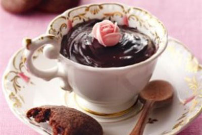 طرز تهیه پودینگ خامه ای شکلاتی,درست کردن پودینگ خامه ای شکلاتی