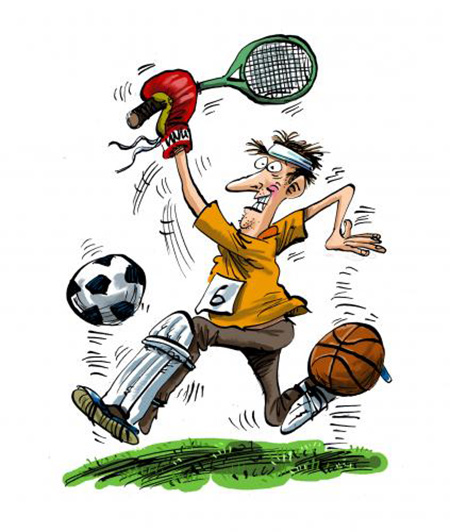 کاریکاتور ورزش و سلامت, تصاویری از کاریکاتور ورزش و سلامت, تصویرهای کاریکاتور ورزش و سلامت