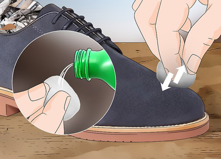 راهنمای تمیز کردن کفش جیر,مهارت های تمیز کردن کفش