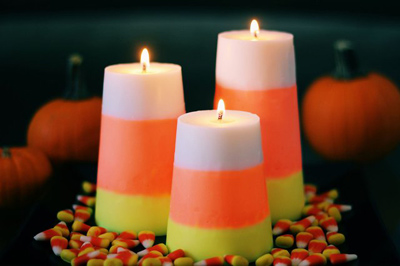 نحوه درست کردن شمع مخروطی سه رنگ,طرز درست کردن شمع