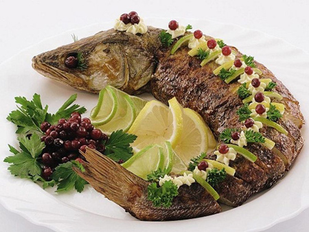 تزیین ماهی پلو مجلسی, تزیینات زیبای ماهی