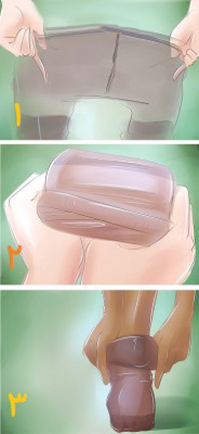 روش های جلوگیری از در رفتن جوراب شلواری, نحوه نگهداری از جوراب شلواری