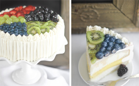 تزیین کیک با میوه, تصاویر تزیین کیک با میوه