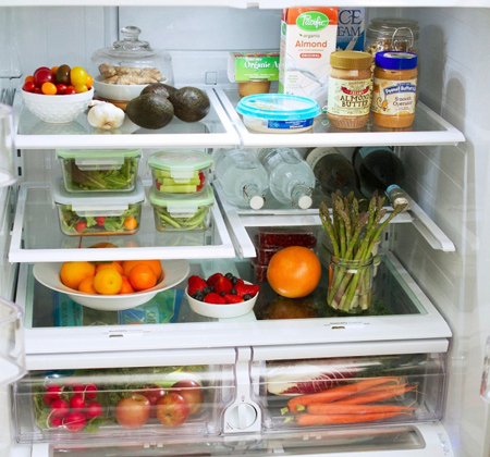 بسته بندی مواد غذایی یخچال,راهنمای بسته بندی مواد غذایی درون یخچال
