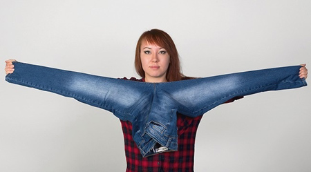 شیوه اندازه گیری شلوار جین بدون پرو, راهنمای خرید شلوار جین بدن پرو