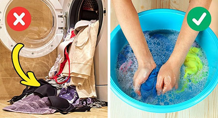9 اشتباهی که هنگام شستن لباس ها آنها را خراب می کند