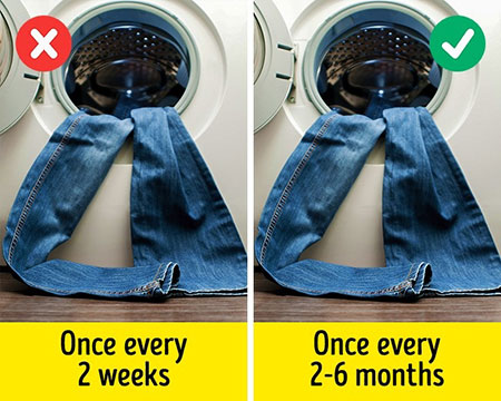 اصولی برای شستن لباس, روش شستن لباس