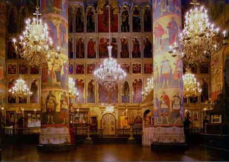 کلیسای جامع بشارت در مسکو,عکس های کلیسای جامع بشارت,تصاویر کلیسای جامع بشارت