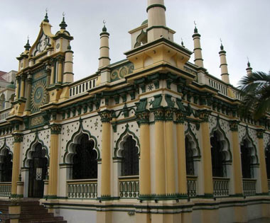 مسجد عبدالغفور,مسجد عبدالغفور در سنگاپور,مکانهای دیدنی سنگاپور