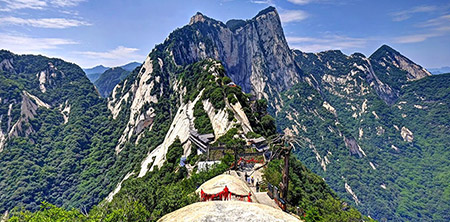 کوه هوآشان,کوه هوآشان از جاذبه های گردشگری چین,تصاویر کوه هوآشان