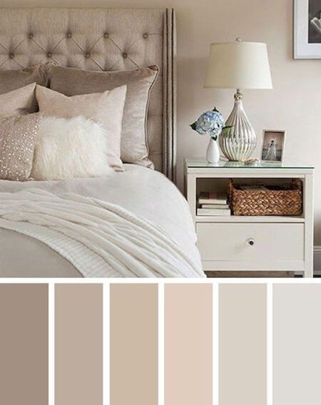 رنگ مناسب اتاق خواب,دکوراسیون رنگی اتاق خواب