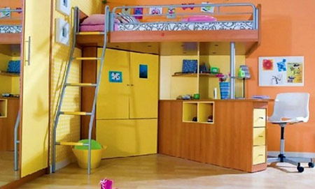سرویس چوبی اتاق کودک, دکوراسیون اتاق کودک