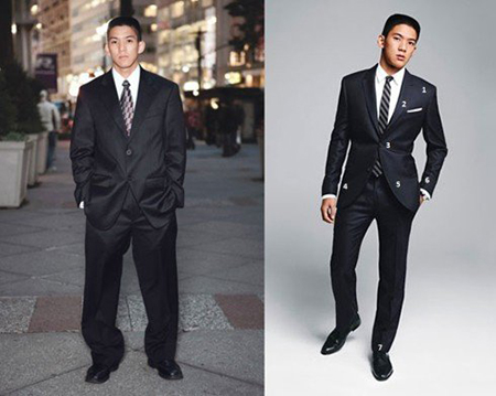 مدل کت و شلوار مردانه برای افراد کوتاه قد, کت و شلوار برای قد کوتاه, مدل کت و شلوار برای افراد قد کوتاه