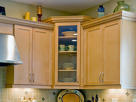 کابینت کاربردی,طراحی کابینت گوشه آشپزخانه,لوازم جانبی کابینت گوشه