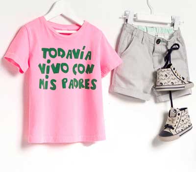 مدل لباس کودکان, مدل لباس از کمپانی زارا