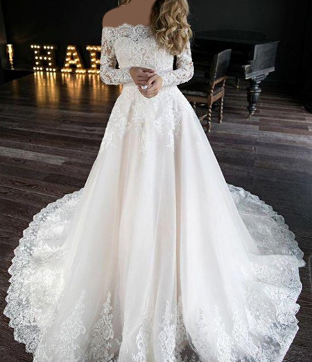 لباس عروس آستین دار, طراحی لباس عروس