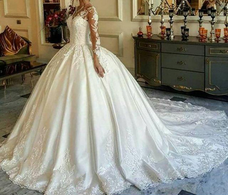 لباس عروس ساده,مدل لباس عروس