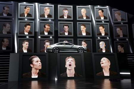 عرضه یک مرسدس بنز جدید در نمایشگاه خودرو در فرانکفورت آلمان