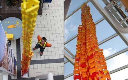 ساخت بلندترین سازه لگویی جهان